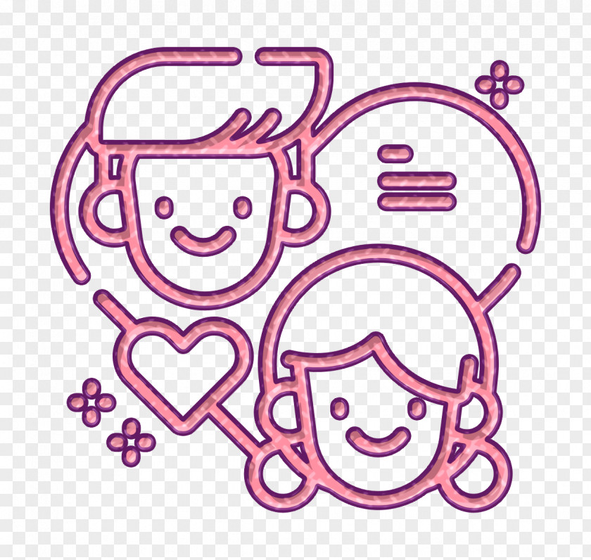 Social Media Icon Dating Heart PNG