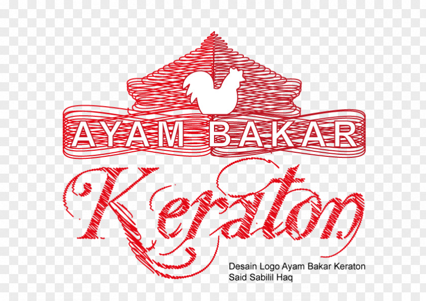 Ayam Bakar Logo Graphic Design Composition PNG