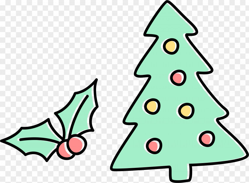 Christmas Tree And Yin Tao Santa Claus Clip Art PNG