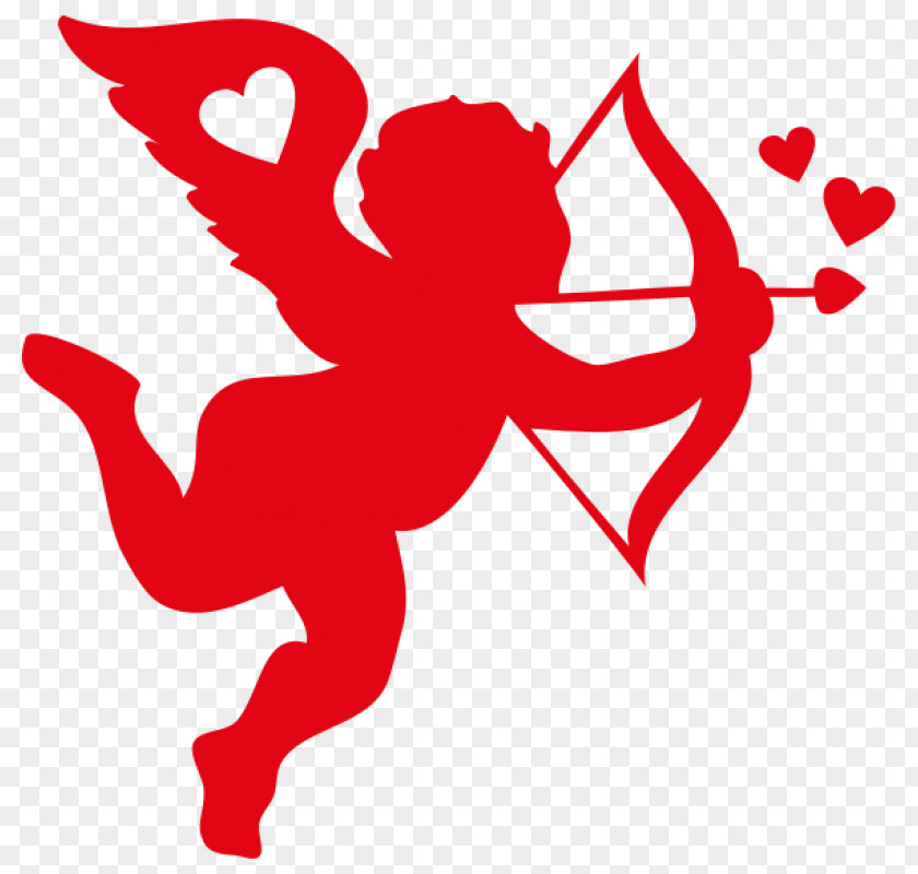 Cupid Vector Graphics Clip Art Silhouette Illustration PNG