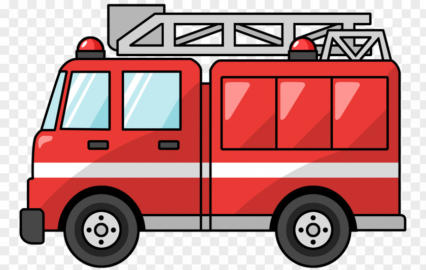 Fire Truck Engine Car Clip Art PNG