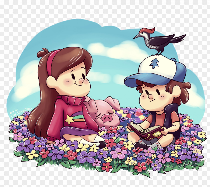 Flower Insignia Drawing Digital Art Dipper Pines PNG