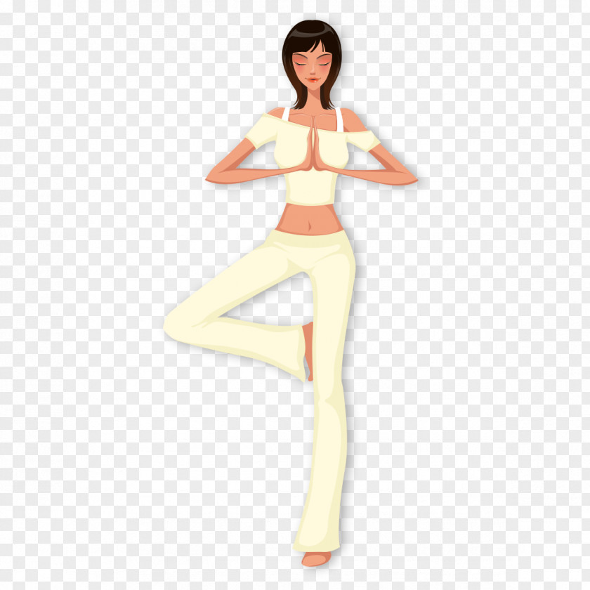 Girls Yoga Postures Picture Asento Asana Download PNG