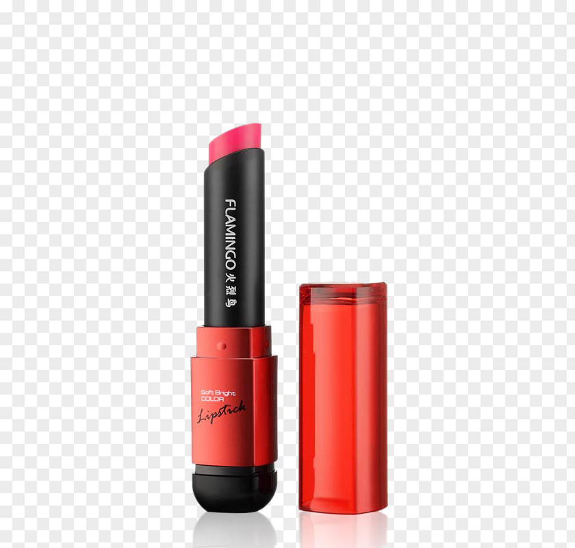 A Flamingo Red Lipstick Lip Balm Make-up Mascara Eye Liner PNG