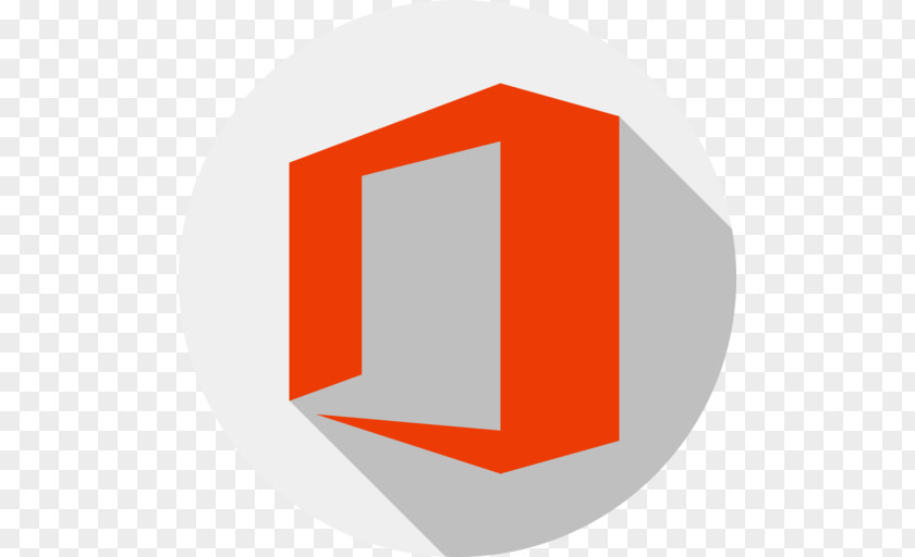 Flat Design Microsoft Office Logo PNG