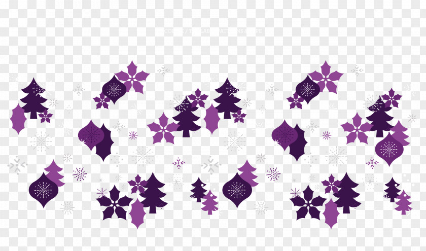Holiday Design Lavender Violet Pattern PNG