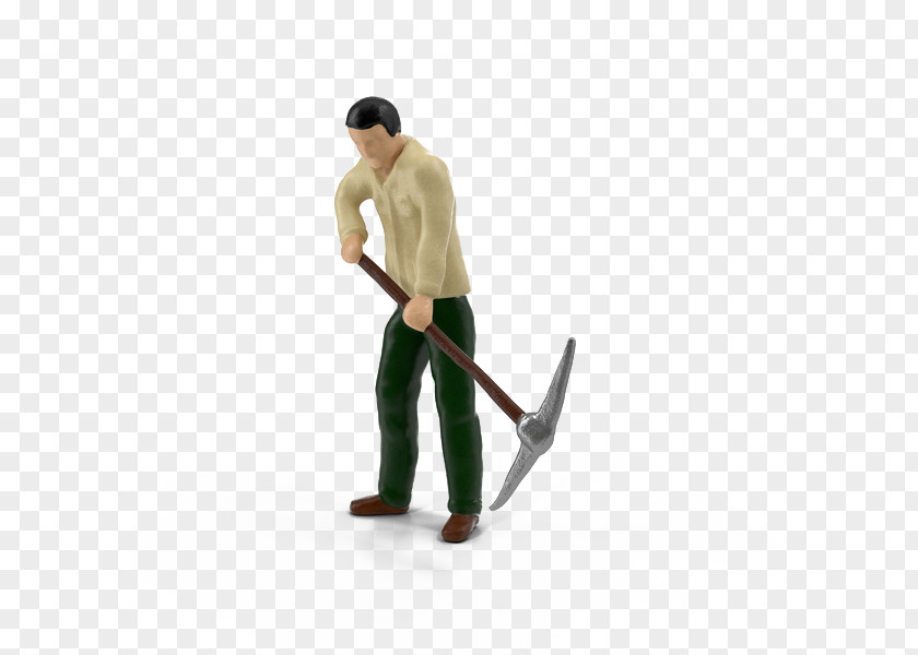 Miniature People Holding A Hoe At Work Download 3D Computer Graphics PNG