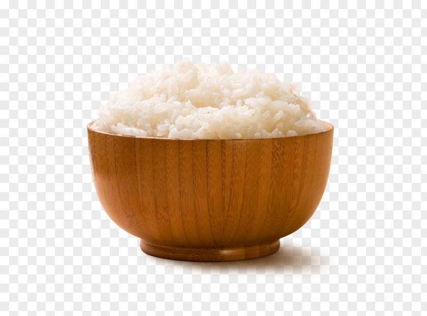 Rice Cooked Bowl White PNG