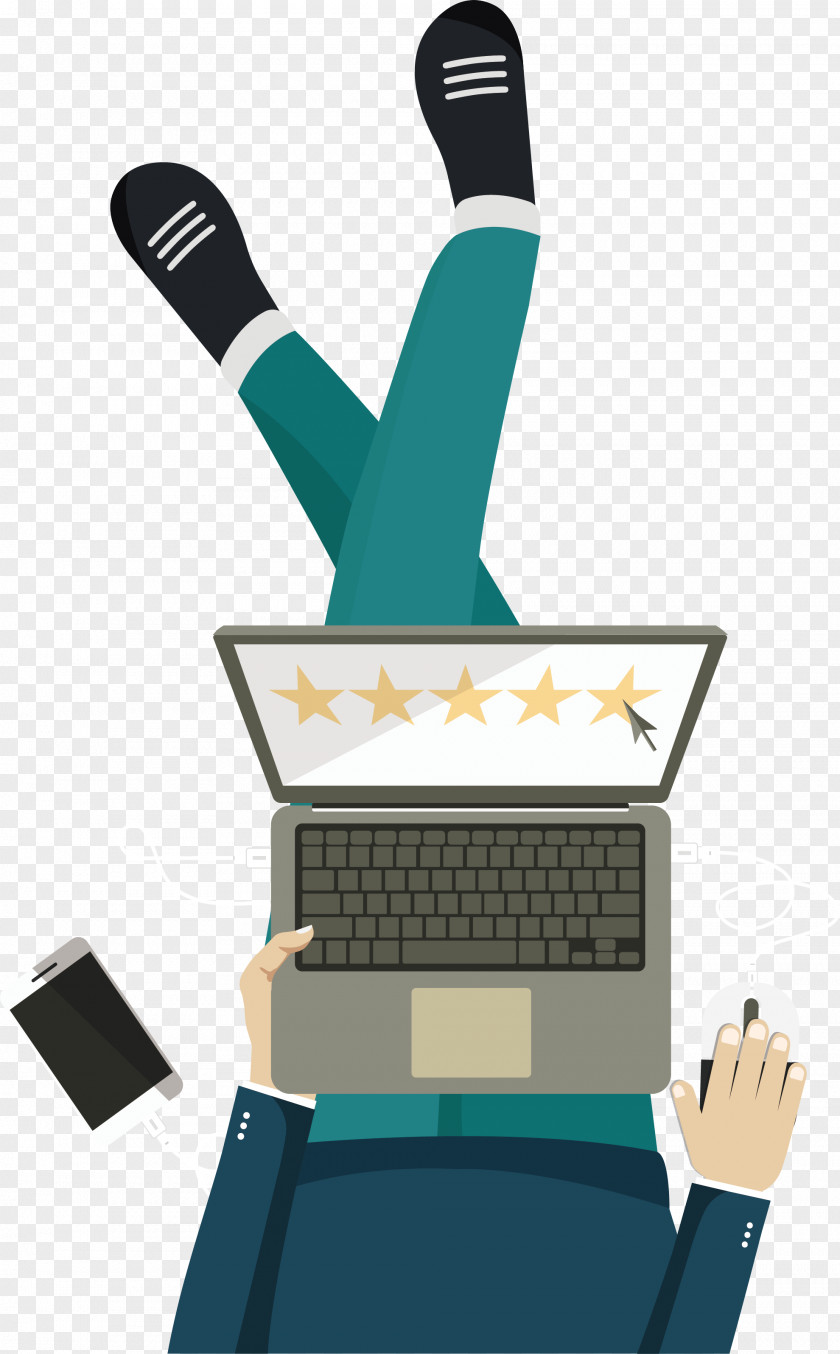 Star Rating On A Computer Screen Marketing Recruitment Industry Business Market Research PNG