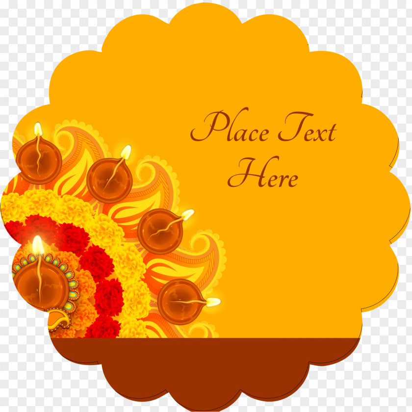 Sticker Flower Diwali PNG