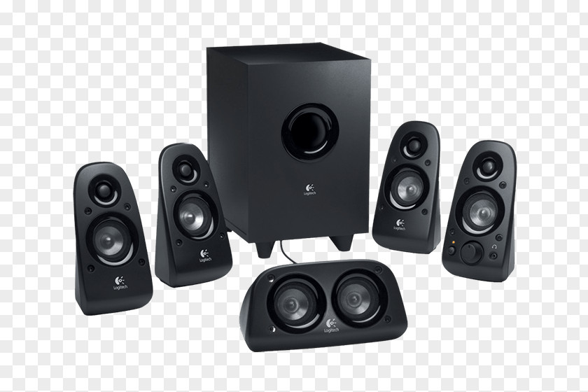 5.1 Surround Sound Loudspeaker Logitech Stereophonic PNG