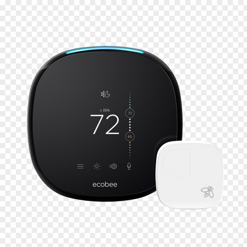 Business Ecobee Smart Thermostat Amazon Alexa HomeKit PNG