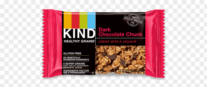 Dark Chocolate Kind Cereal Whole Grain Granola PNG