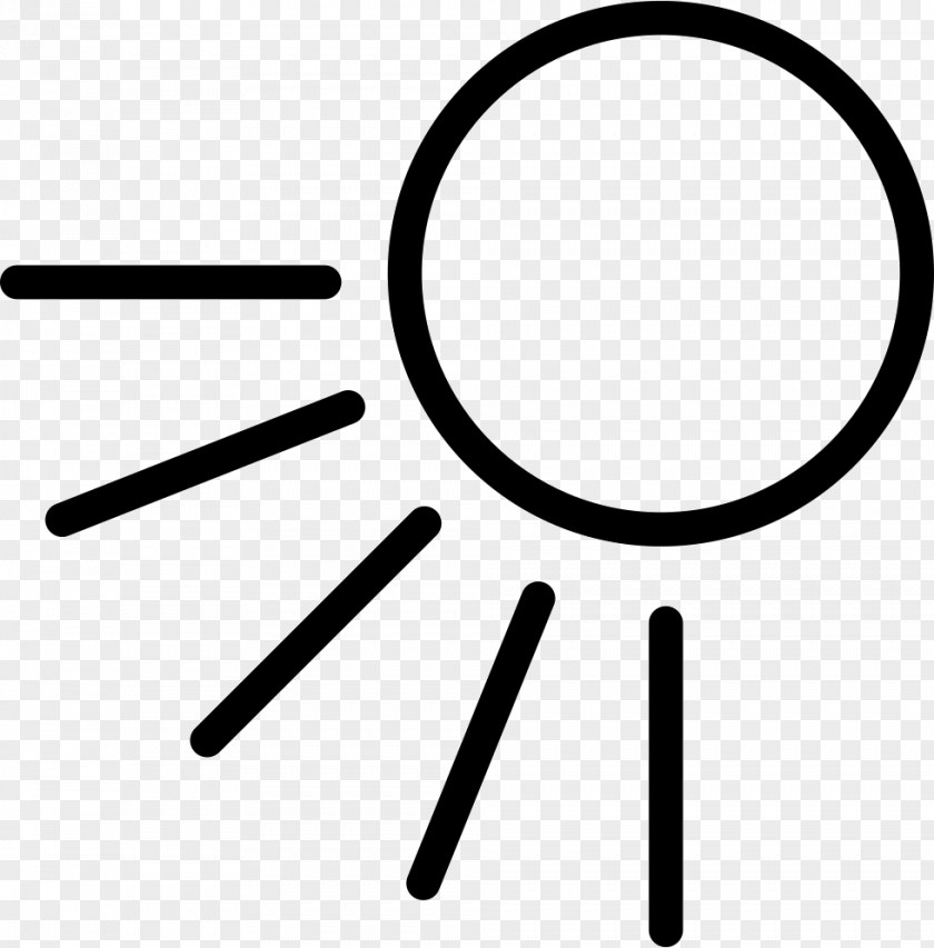 Direct Sunlight Solar Symbol Clip Art PNG