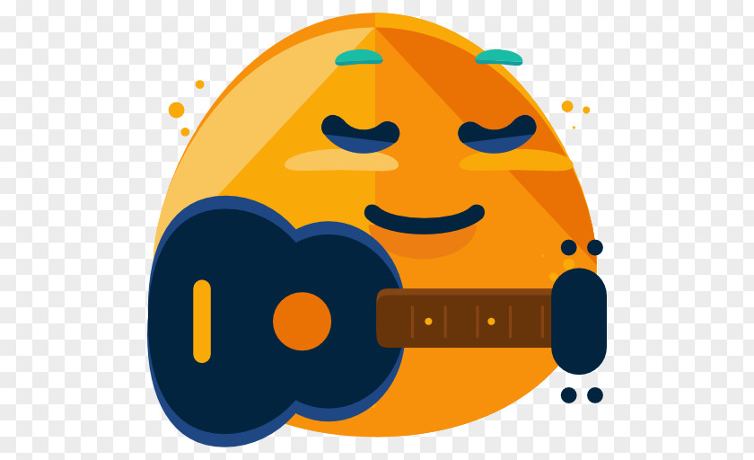 Guitar Player Smiley Emoticon Emoji Clip Art PNG