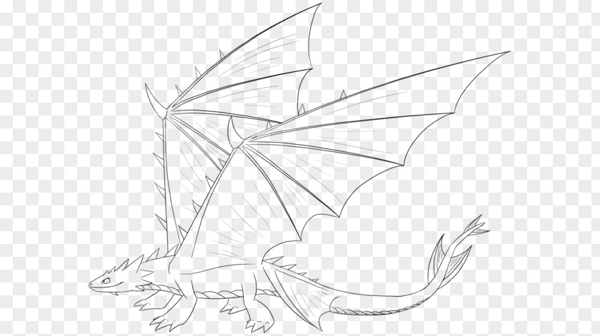 Sand DESERT Astrid Line Art Dragon Drawing Sketch PNG