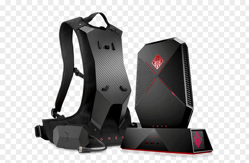 Vr Connected Tv Hewlett-Packard OMEN X By HP Compact Desktop VR Backpack PA1000-000 Harness Computers Laptop PNG