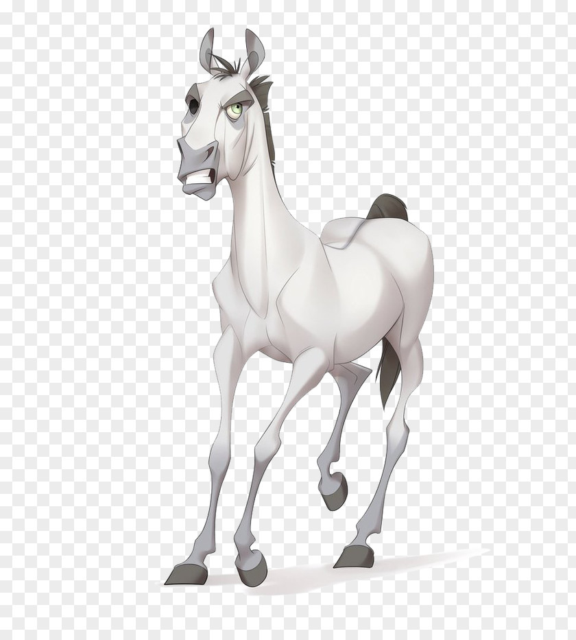 Whitehorse Horse Drawing DeviantArt Digital Art Illustration PNG