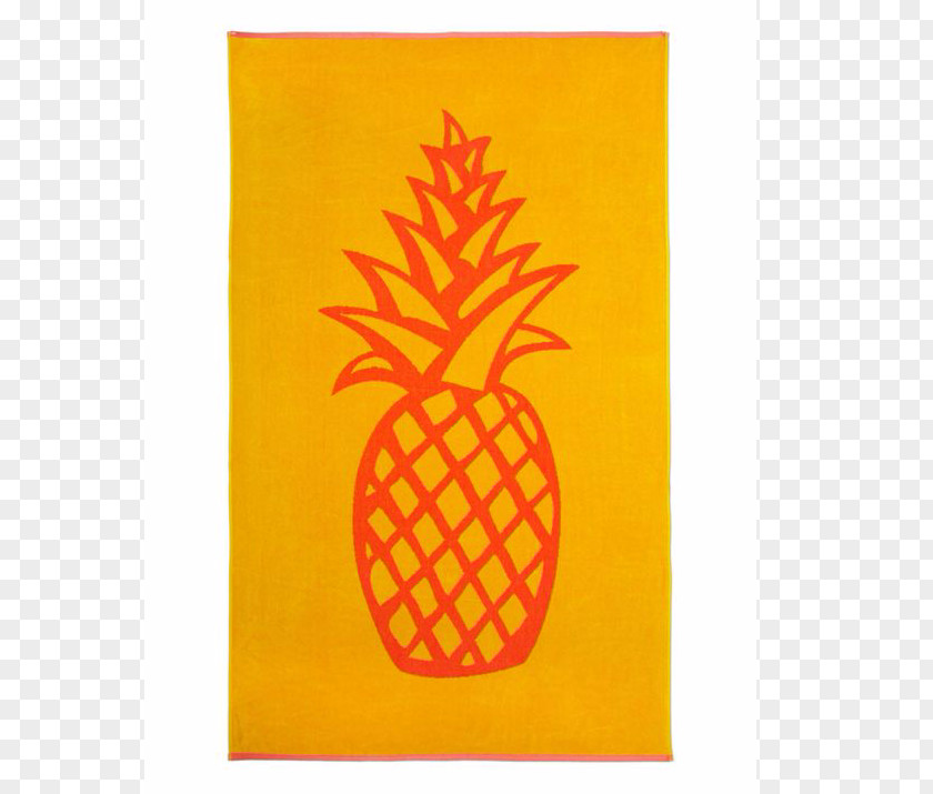 Beach Towel Pineapple Drawing Clip Art PNG