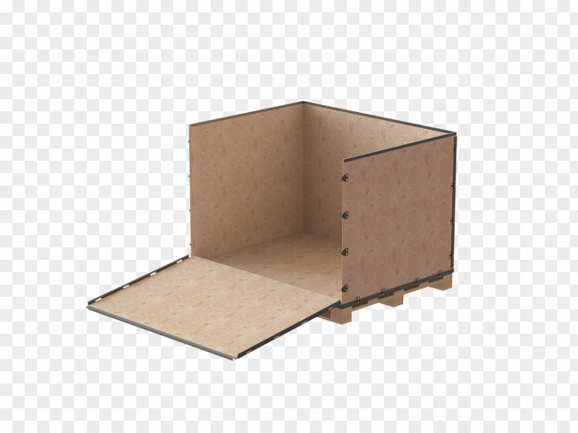 Container Box Plywood Product Design Angle PNG