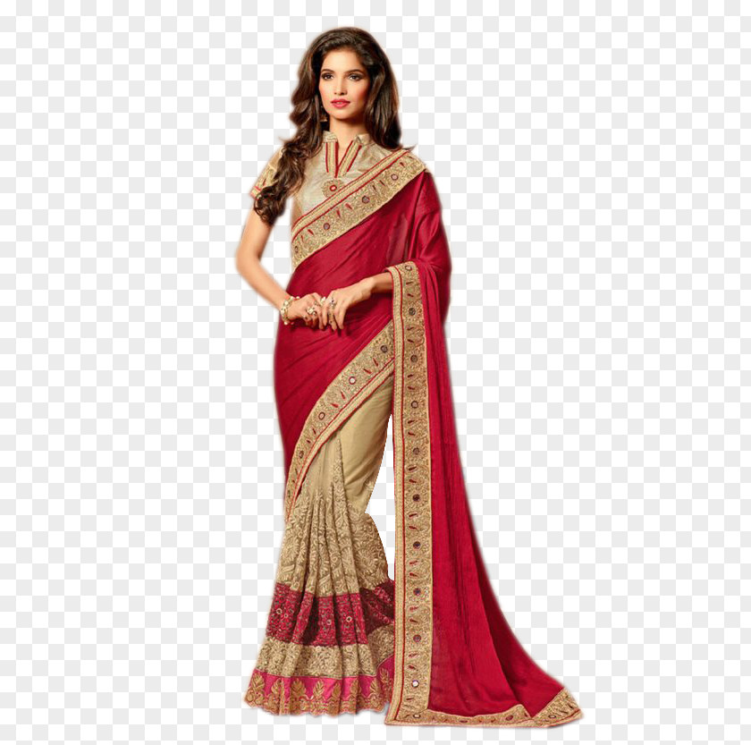 Dress Sari Georgette Amazon.com Clothing PNG
