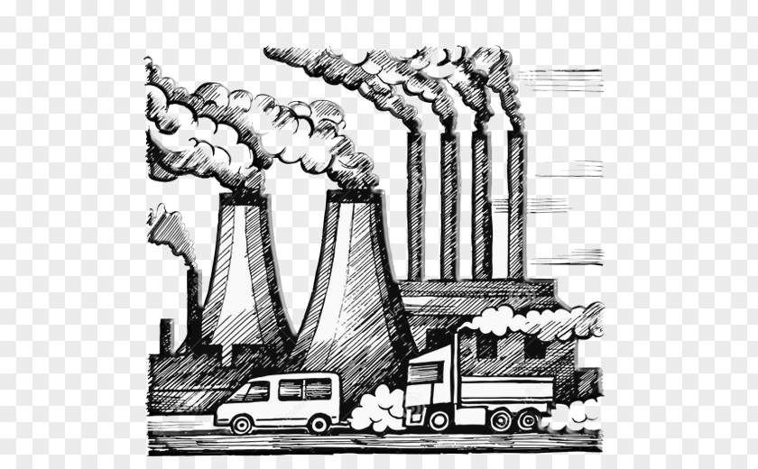 Natural Environment Drawing Air Pollution Image Sketch PNG