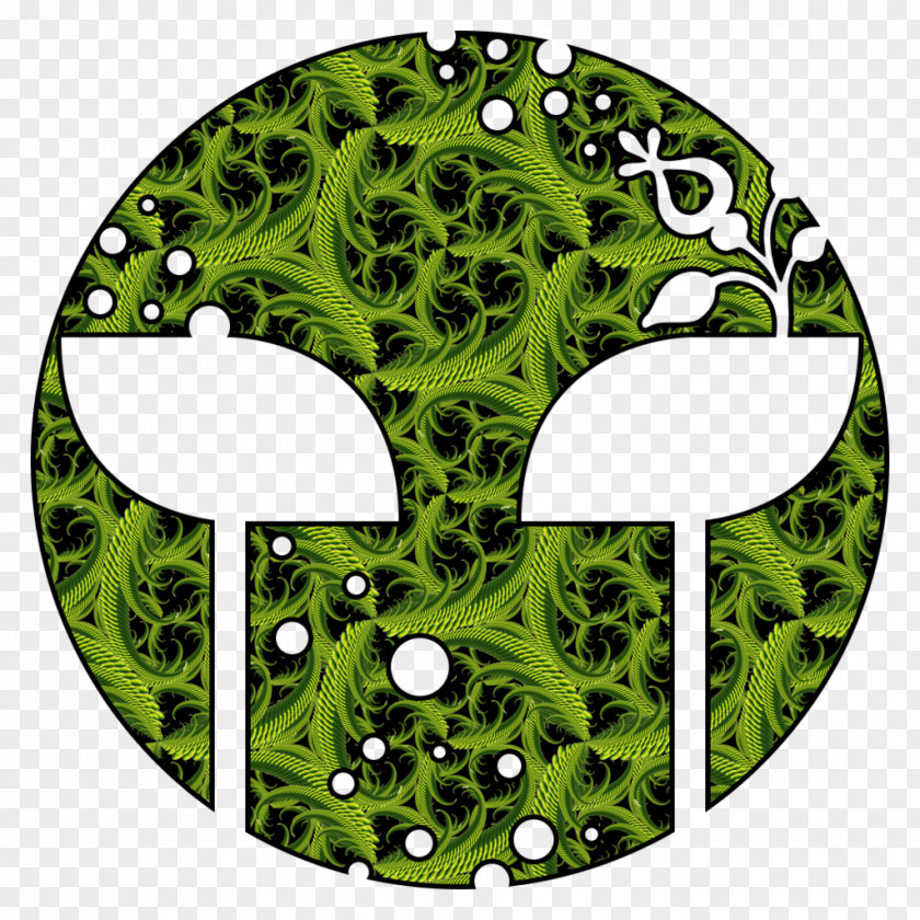 Symbol Green Leaf Pattern PNG