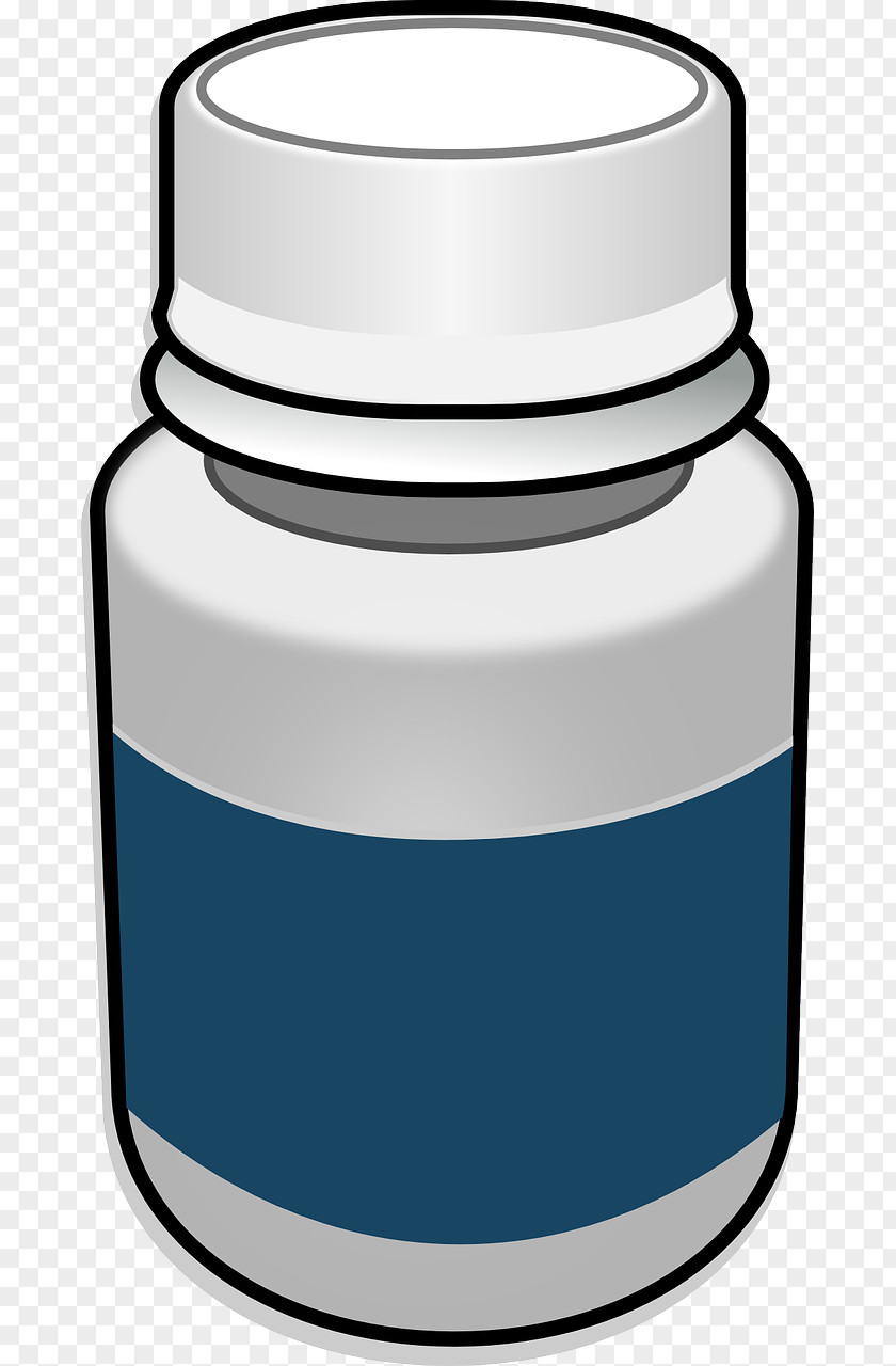 Blue Medical Cliparts Pharmaceutical Drug Bottle Tablet Clip Art PNG