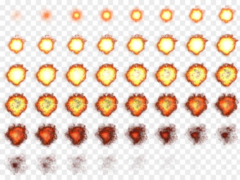 Sprite Explosion Animation Drawing PNG