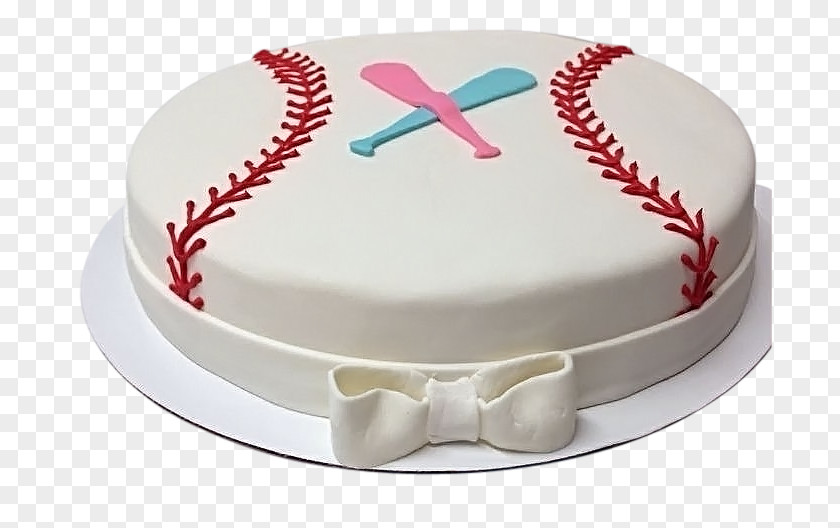 Cake Gender Reveal Buttercream Torte Birthday PNG