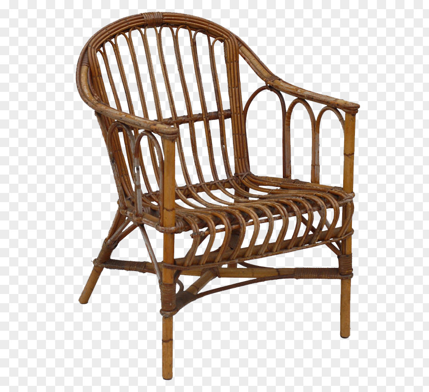 Chinese Wind Retro Rattan Chair Material Free To Pull Rocking Wicker PNG