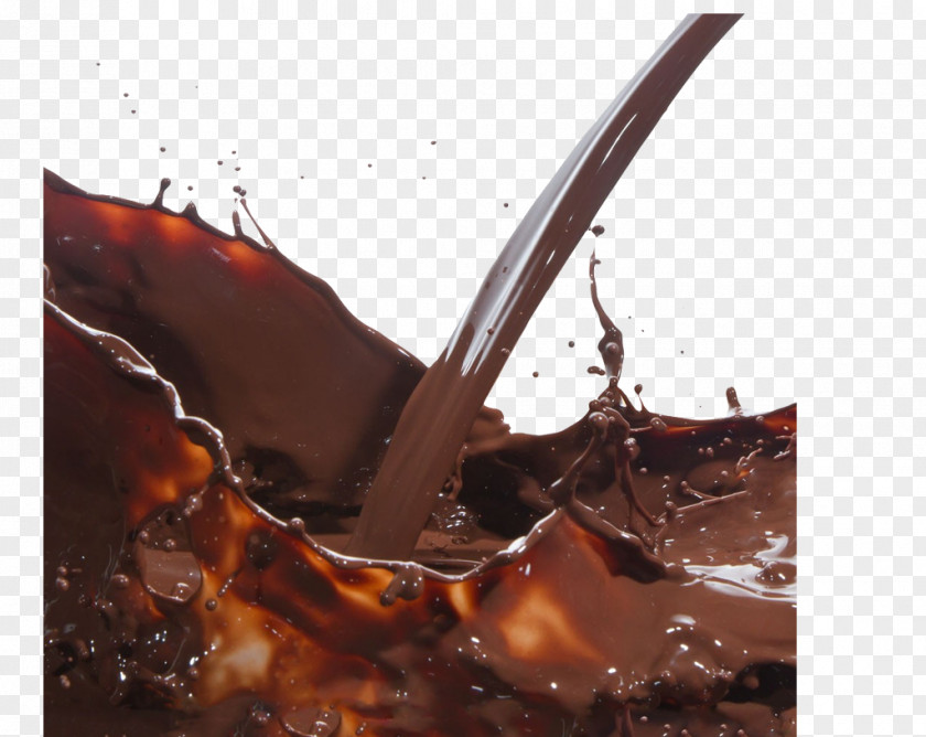 Chocolate Drops Of Water Hot Milk Food PNG