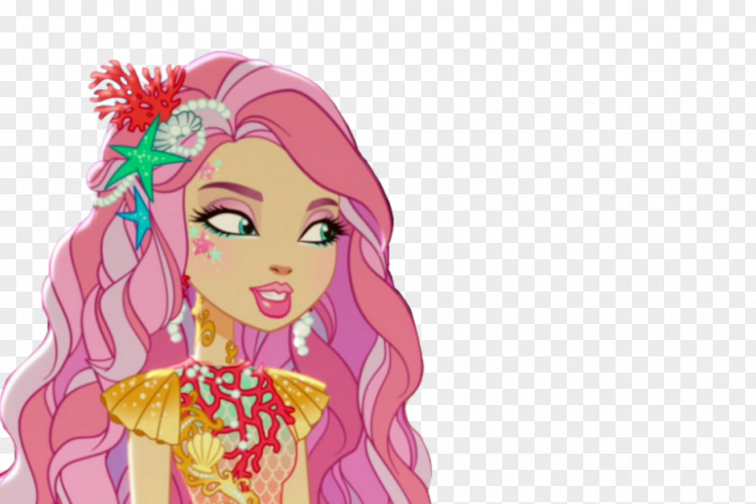Ever After High Meeshell Mermaid Doll Legacy Day Apple White PNG