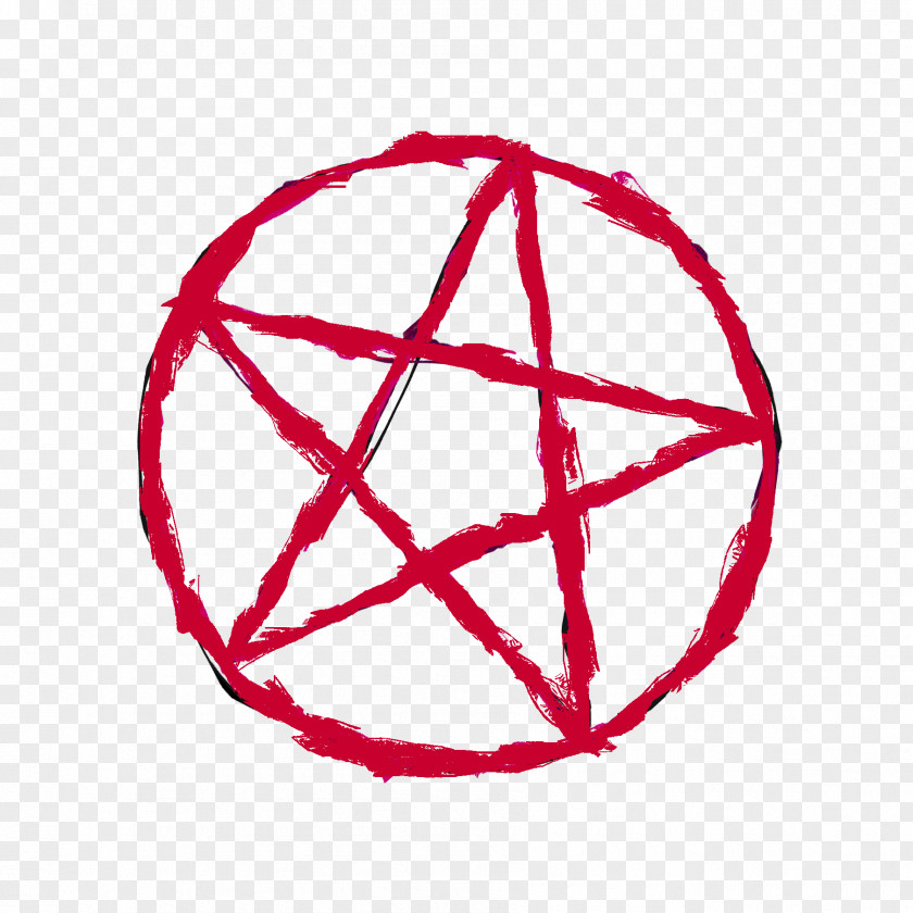 Go Red Devils Pentagram Pentacle Vector Graphics Symbol Stock Illustration PNG