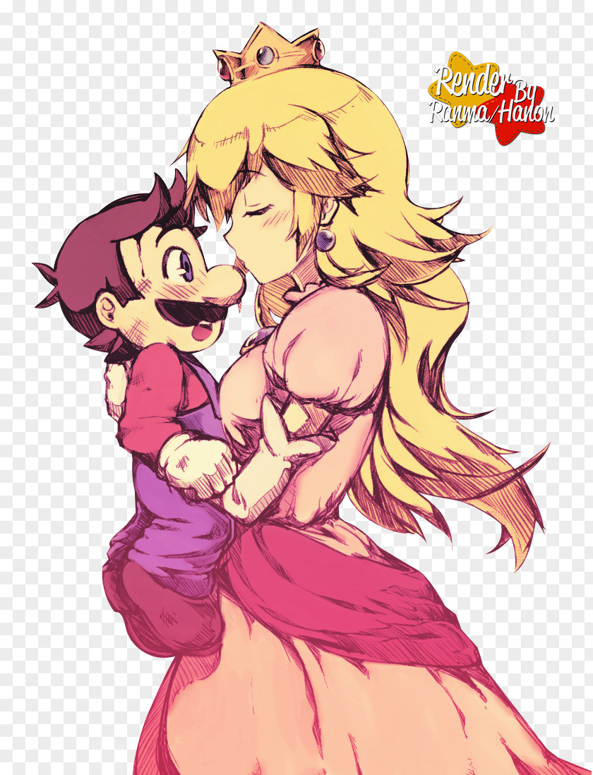 Mario Princess Peach Super Bros. Wii PNG