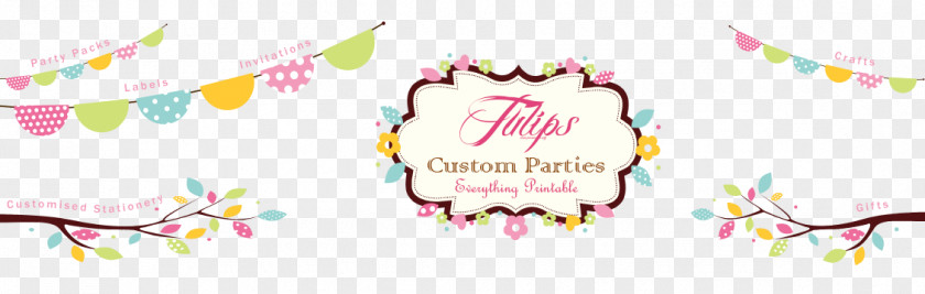 Party Decor Pink M Line Clip Art PNG