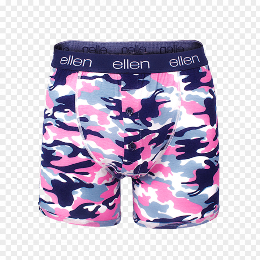 Pink Camo Underpants Swim Briefs Trunks Boxer Shorts PNG