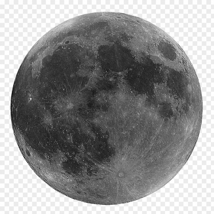 Cosmic Moon Earth Supermoon Full Lunar Phase PNG