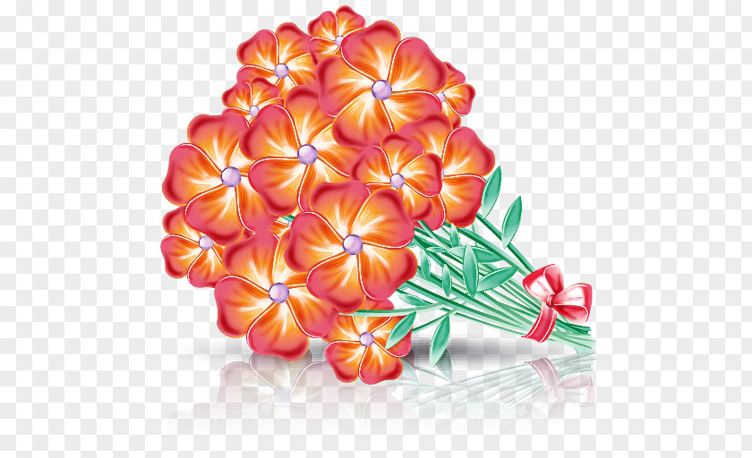 Lantana Hydrangea Orange PNG