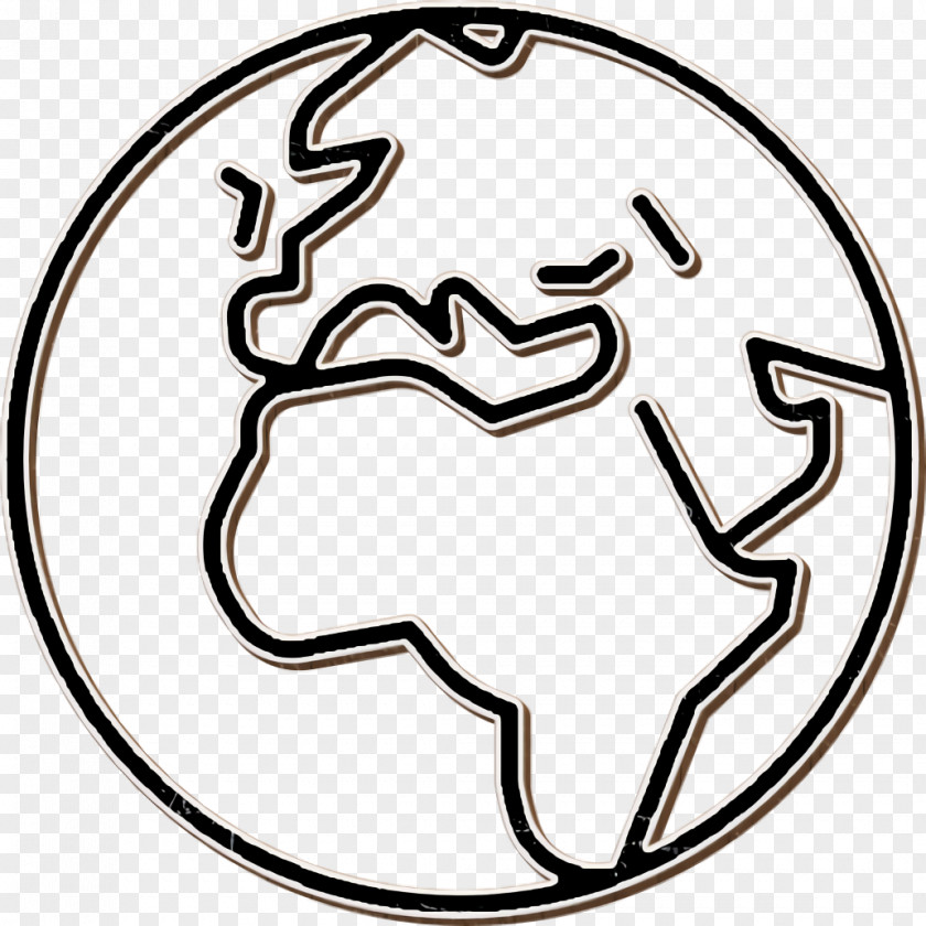 Planet Earth Icon Space Set Global PNG