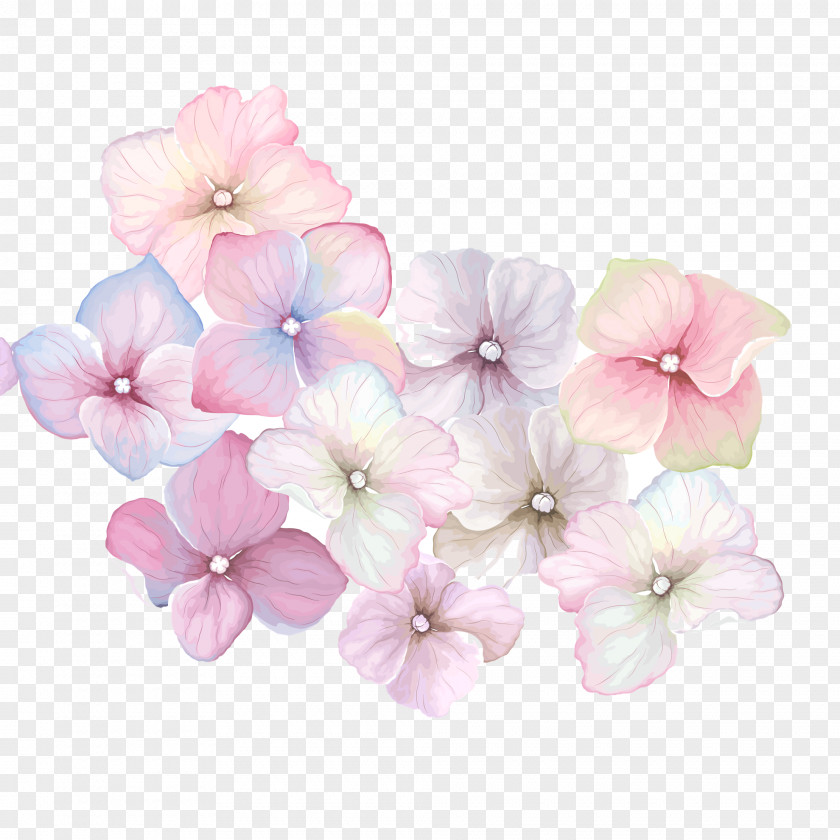 Flower Floral Design Pink Flowers Pattern PNG