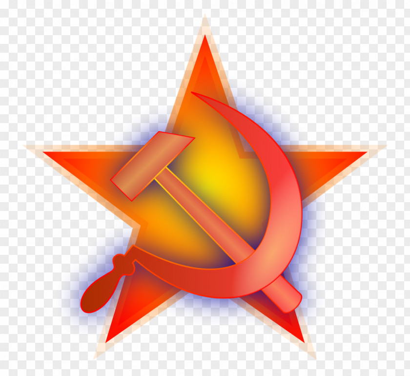 Hammer And Sickle Soviet Union Communist Symbolism Red Star Communism PNG