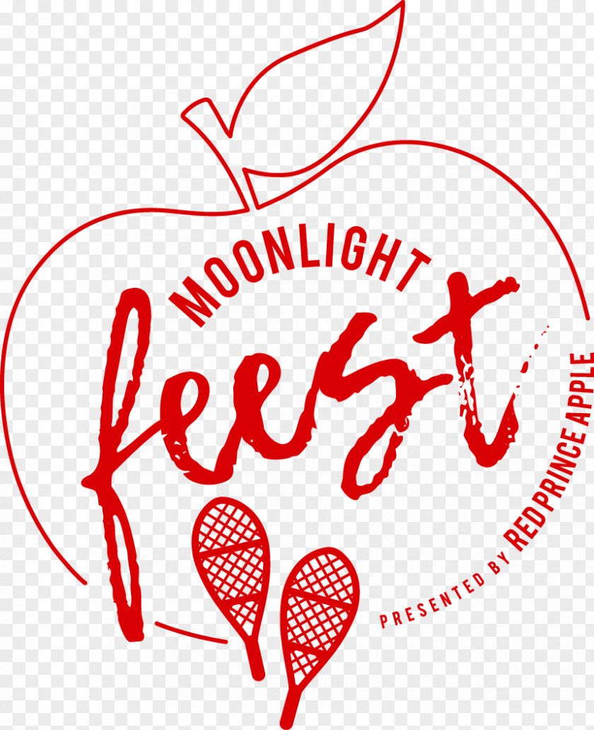 Moonlight Logo Blue Mountain Village Apple Pie Trail FEEST Food Party PNG
