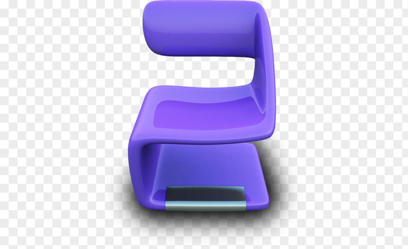 Purple Seat Angle Plastic Cobalt Blue PNG