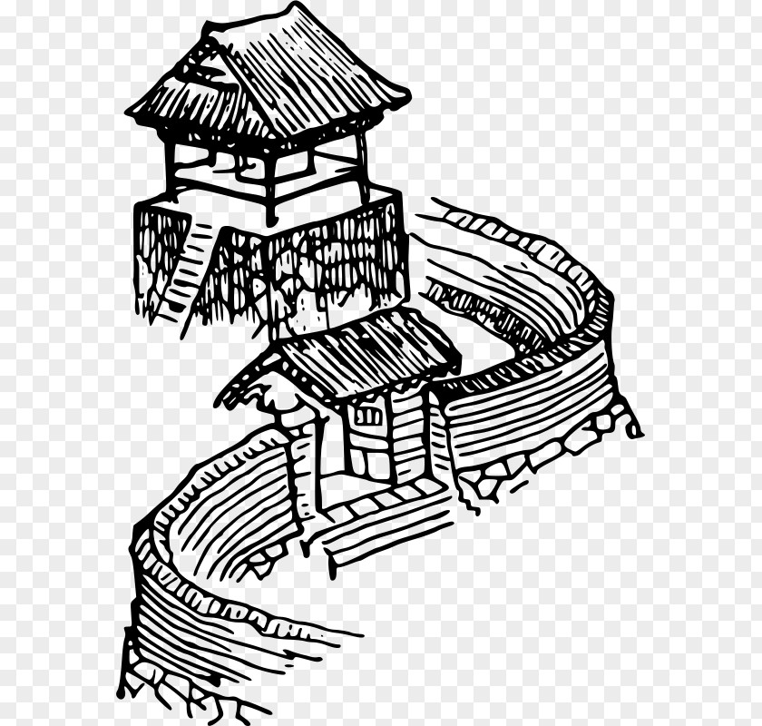 Japan Line Art Japanese Pagoda Drawing Clip PNG