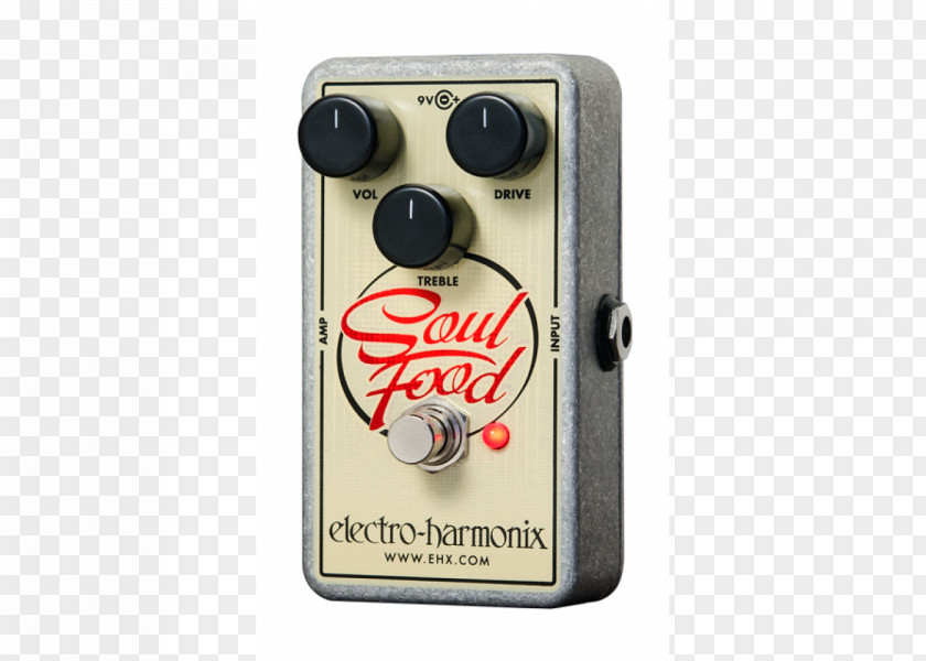Overdrive Electro-Harmonix Soul Food Distortion Effects Processors & Pedals PNG