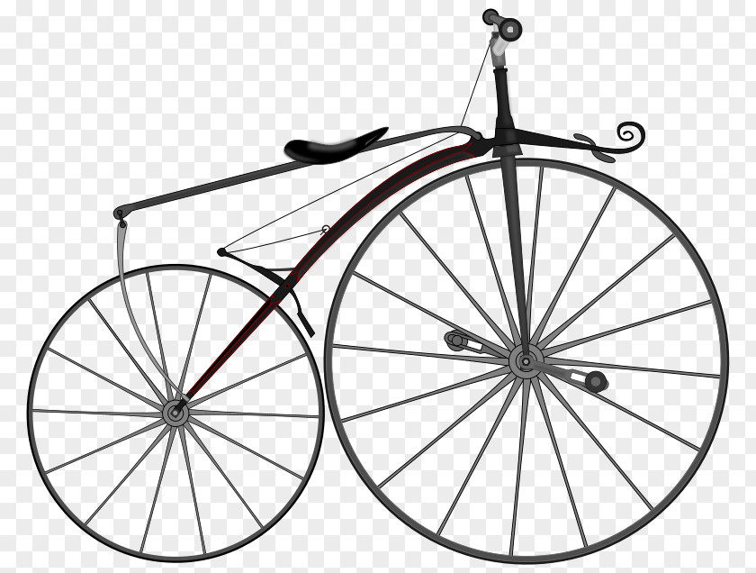 Vintage Travel Cliparts Bicycle Cycling Boneshaker Velocipede Clip Art PNG