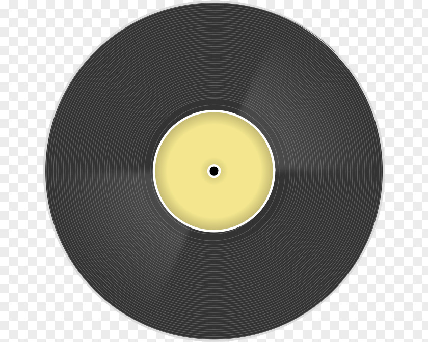 Vinyl Compact Disc Phonograph Record Data Storage Yellow PNG