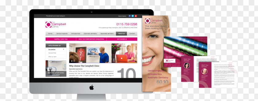 Dental Hospital Advertising Web Page Display Webmaster Brand PNG