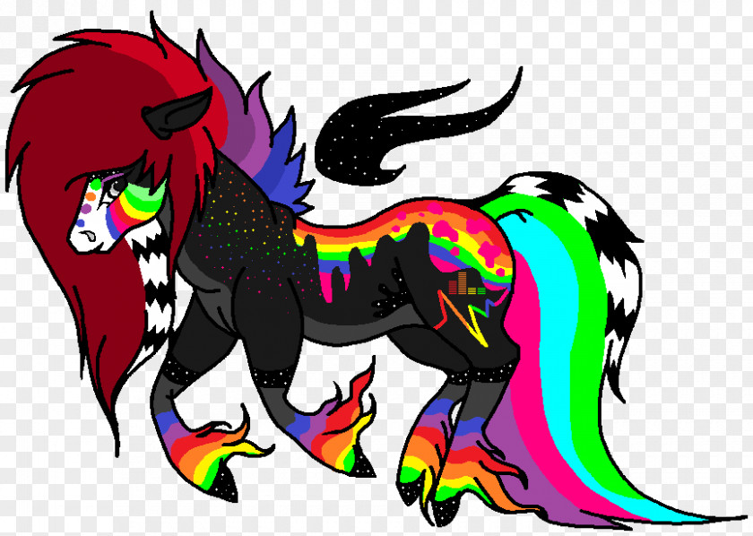 Horse Clip Art Illustration Demon Design PNG